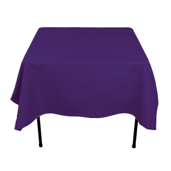 70 in. Square Polyester Tablecloth Purple