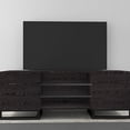 thumbnail image 1 of Furnitech 70" FT70ST Art Deco TV Console (High Gloss Black), 1 of 2