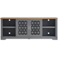 thumbnail image 1 of 70 in. TV Stand Media Console for TV up to 75 in. - Gray, 1 of 8