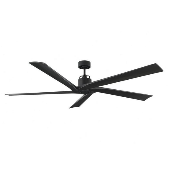 70 inch 5 Blade Ceiling Fan-Midnight Black Finish Bailey Street Home 96-Bel-4490044