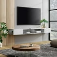 70 inch Floating TV Stand Wall Mounted Entertainment Center Floaing