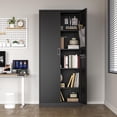 thumbnail image 1 of 70 inches, modern kitchen storage cabinet, metal storage cabinet, can be used in six layers, sturdy and durable, multifunctional and practical, easy to assemble storage cabinet., 1 of 3