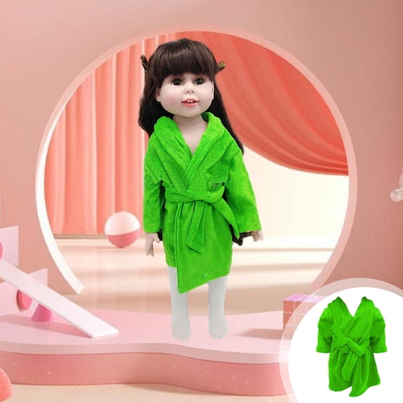 up to 70% off karymi 18 Inch Winter Doll Cotton Velvet Vests Jacket Denim Jacket Three Piece Set Jumpsuit Reborn Doll Universal Clothing Accessories Family Gifts Today Deals