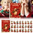 thumbnail image 1 of up to 70% off karymi 2025 Christmas Countdown Calendar featuring 24 2D Pug Doll Acrylic Ornaments Holiday Advent Calendar for Tree Decor Home Decor, 1 of 9