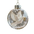 thumbnail image 1 of up to 70% off karymi Christmas Dance Party Ball Ornaments 2D Dove of Peace Hanging Pendants Festive Decorations for Gatherings Tree Decorations Gift Ideas up to 60% off Shop All Savings, 1 of 4