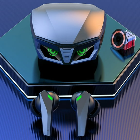 up to 70% off karymi Wireless Bluetooth Headset Dedicated to In-Ear Cool Lighting Low Latency Mode Stereo HD Calls Earphones Wireless Earbuds Christmas Gifts