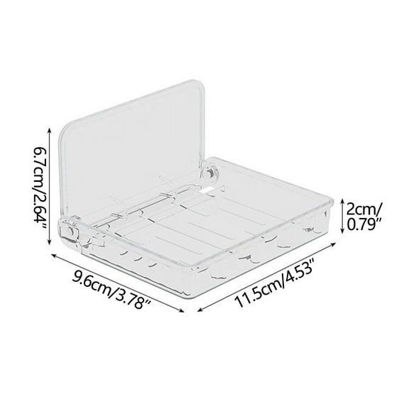 Anckoeil Clear Acrylic Floating Shelf Foldable Invisible Wall Mounted Shelf For Cosmetics Models Bathroom Towels and Other Small Organisers