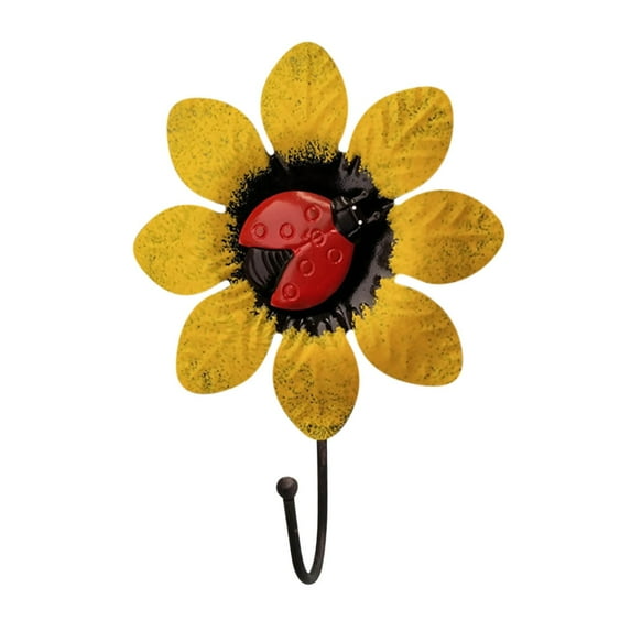 Up to 70% off! Anckoeil Decorative Wall Hooks Decor Decorative Wall Hanger Art Flower Iron Hook Flower Wall Hook Kitchen Hooks Wall Coat Hooks Child Hat