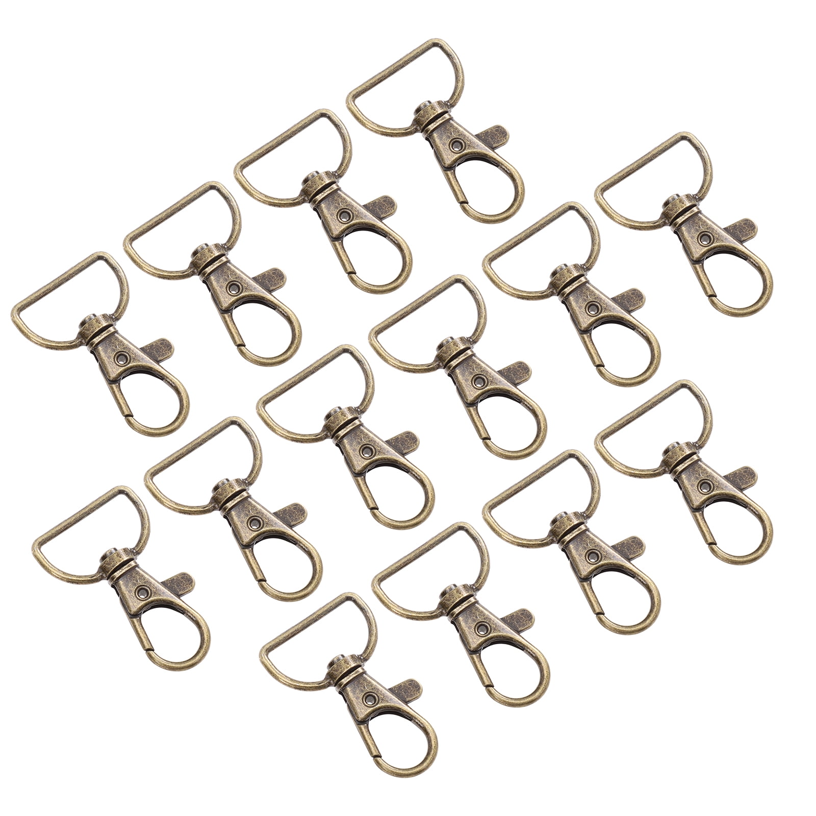 70 pcs Lobster Claw Clasp Lanyard Snap Hooks Metal Hook Clasp Lobster ...