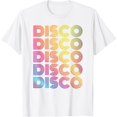 thumbnail image 1 of 70's 80s Disco Dancing Party Vintage Retro Old School Outfit T-Shirt, 1 of 3