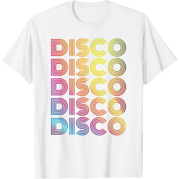 70's 80s Disco Dancing Party Vintage Retro Old School Outfit T-Shirt