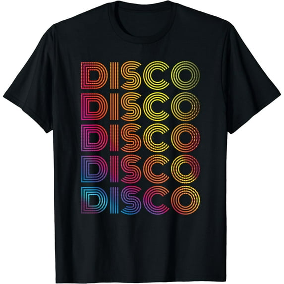 70's 80s Disco Dancing Party Vintage Retro Old School Outfit T-Shirt