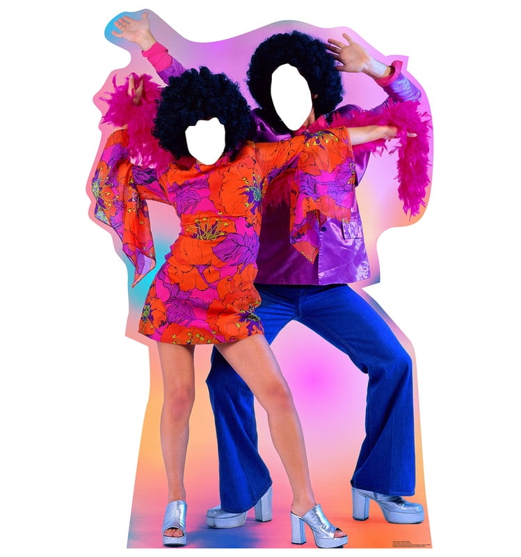 70's Dance Couple Life-Size Cardboard Standup