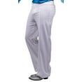 thumbnail image 1 of Men's 70s Boogie Disco Fever Flared White Pants Costume XX-Large 38-40, 1 of 2