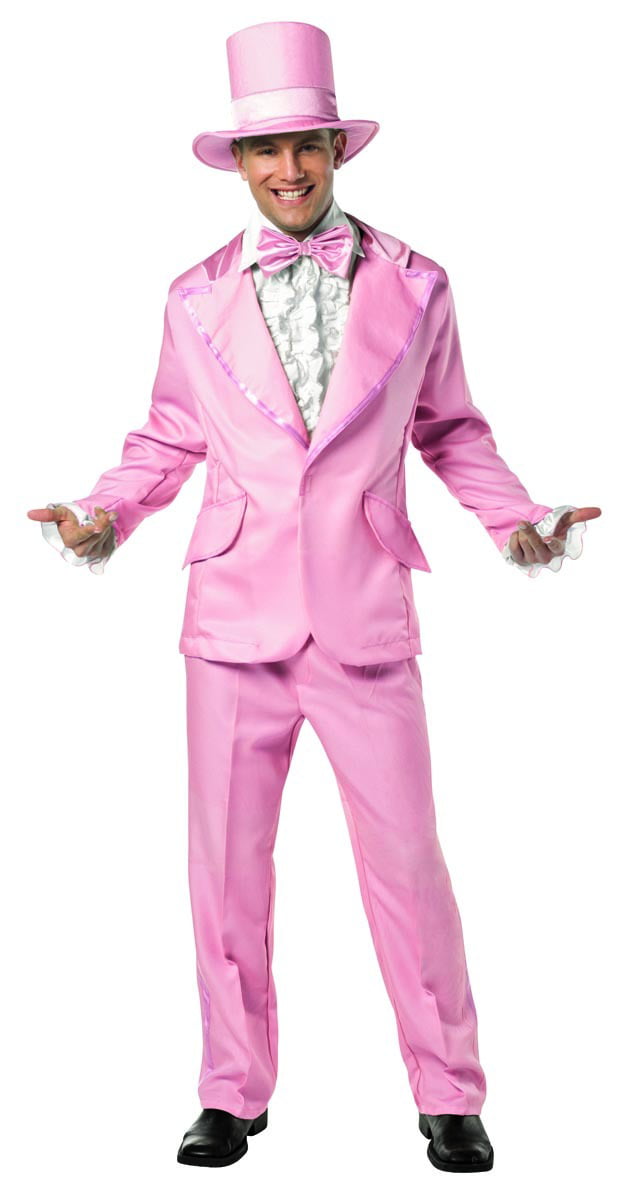 70's Funky Pink Prom Wedding Tuxedo Costume Adult Large - Walmart.com