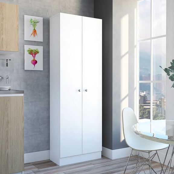 70" tall storage cabinet | Suits living room storage needs