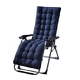 thumbnail image 1 of 70” x 21” Assorted Dark Blue High Back Outdoor Seating Cushion, Eco Friendly Non Slip Design, 1 of 7