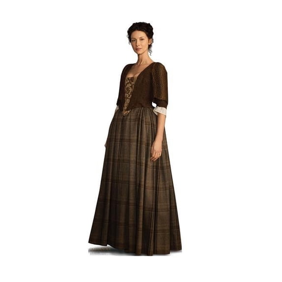 70 x 29 in. Claire Fraser Scottish Version - Outlander Cardboard Standup