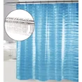 thumbnail image 1 of 70" x 72" PEVA Blue 3D Waves Shower Curtain Liner Waterproof, 1 of 4