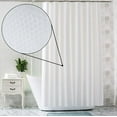 thumbnail image 1 of 70" x 72" PVC Shower Curtain Liner Waterproof Solid Color, 1 of 9