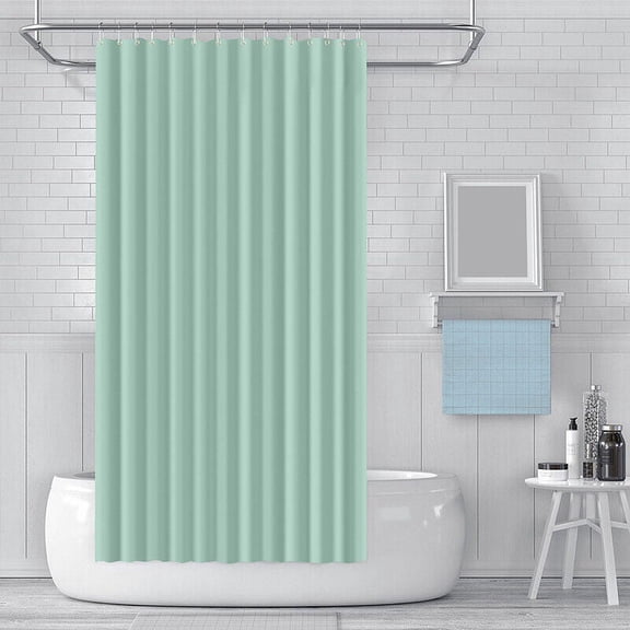 70"x72" Shower Curtain Liner with 3 Magnets & 12 Metal Grommets Mildew Resistant