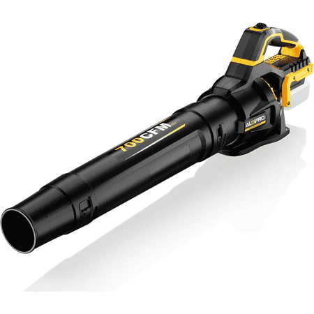 700 CFM Leaf Blower Compatible with DeWalt 20V Max Battery (Bare Tool) | 200 mph Heavy-Duty Cordless Blower with 2-Speed Sliding Switch, Copper Motor for Lawn Care, Yard Debris & Winter Snow