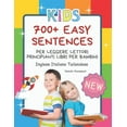 thumbnail image 1 of 700+ Easy Sentences Per Leggere Lettori Principianti Libri Per Bambini Inglese Italiano Spagnolo Metodo Montessori : Illustrating children's books jumbo picture for kids to practice reading, coloring. I can read and paint creativity for kids 4-8 anni. (Paperback), 1 of 1