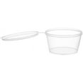 thumbnail image 1 of [700 Pack] 2 Oz Leak Proof Plastic Condiment Souffle Containers with Attached Lids - Portion Cup with Hinged Lid Perfect for Sauces, Samples, Slime, Jello Shot, Food Storage & More, 1 of 7