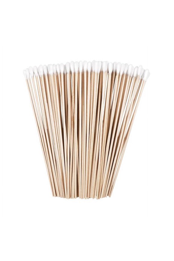 700 Pcs Long Cotton Swabs, 6 Inch Gun Cleaning Swabs, Hard-to-reach Area Cleaning Tools