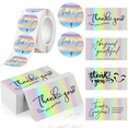 700 Pieces Thank You Cards and Stickers Set - Holographic Design for ...