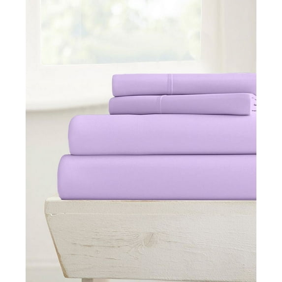700-TC Full-XL Size 4PC Sheet Set - Premium 700-Thread-Count 100% Egyptian Cotton, Fit Upto 12 inches Deep Pockets Mattress - Lilac