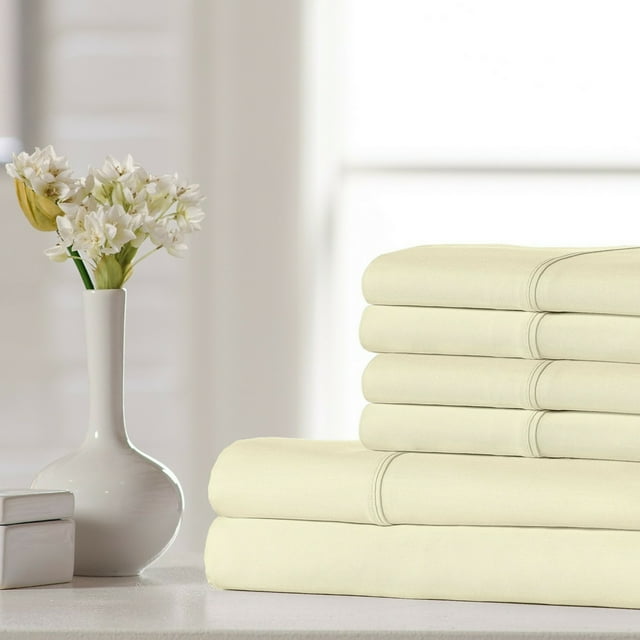 700Thread Count 100 Cotton 6Piece Sheet Set