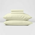 thumbnail image 1 of 700 Thread Count, 100% Egyptian Cotton Sheet Set [4 PC- Queen, Ivory] 10" Deep Pocket, 1 of 8
