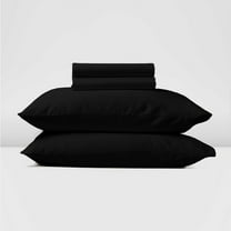 700 Thread Count, 100% Egyptian Cotton Sheet Set [4 PC- Twin, Black] 10" Deep Pocket