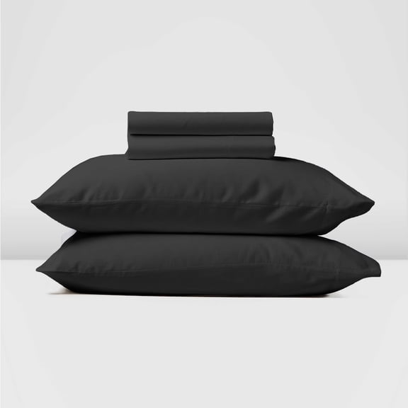 700 Thread Count, 100% Egyptian Cotton Sheet Set [4 PC- Twin, Dark Grey] 12" Deep Pocket