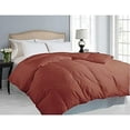 700 Thread Count White Down Comforter Brown Queen