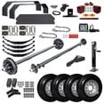 thumbnail image 1 of 7000 lb TK Tandem Axle Bumper Pull Trailer Parts Kit - 14K Capacity Light Duty (Complete Original Series), 75" Hubface 58" Spring Center, 1 of 7