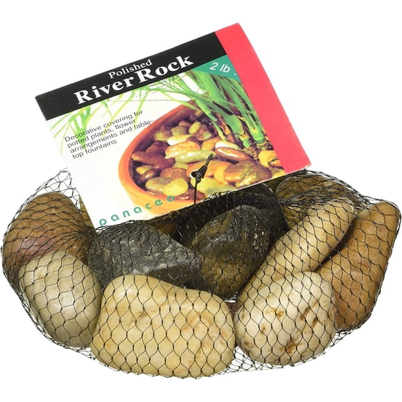 70005 River Rock, Mix Color, 2 Pounds,green