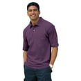thumbnail image 1 of 7001 Men's Mainsail Mesh/Pique Polo Shirt-Purple-XL, 1 of 4