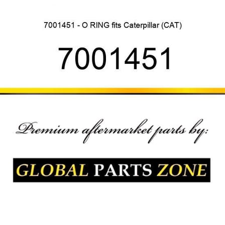7001451 - O RING fits Caterpillar (CAT)