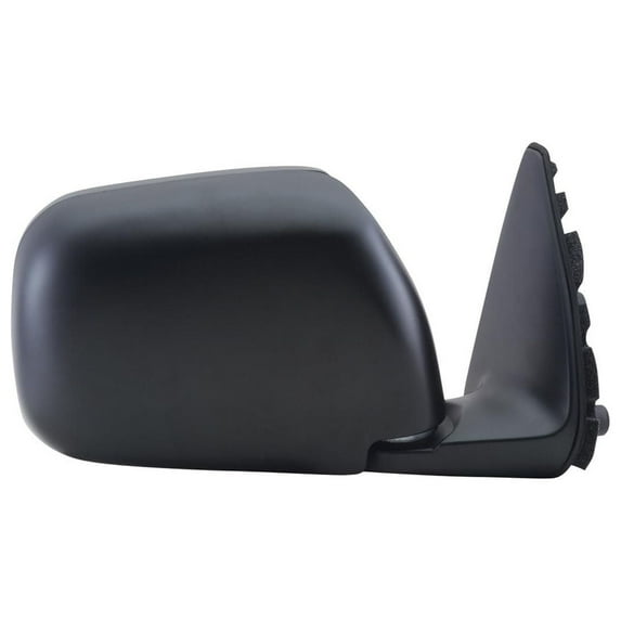 70027T - Fit System Passenger Side Mirror for 96-98 Toyota T-100 Pick-Up, black/ chrome, foldaway, Manual Fits select: 1996-1998 TOYOTA T100