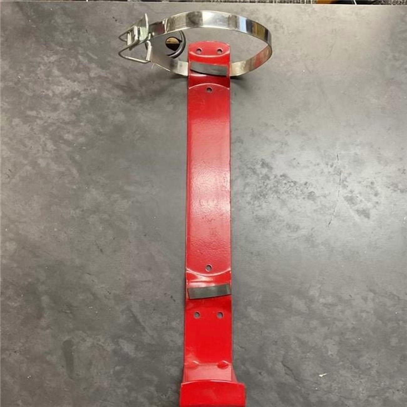 700430 10 lbs B-12 Tall Dry Chemical Red Fire Extinguisher Bracket - Red - 10 lbs - Durable Design