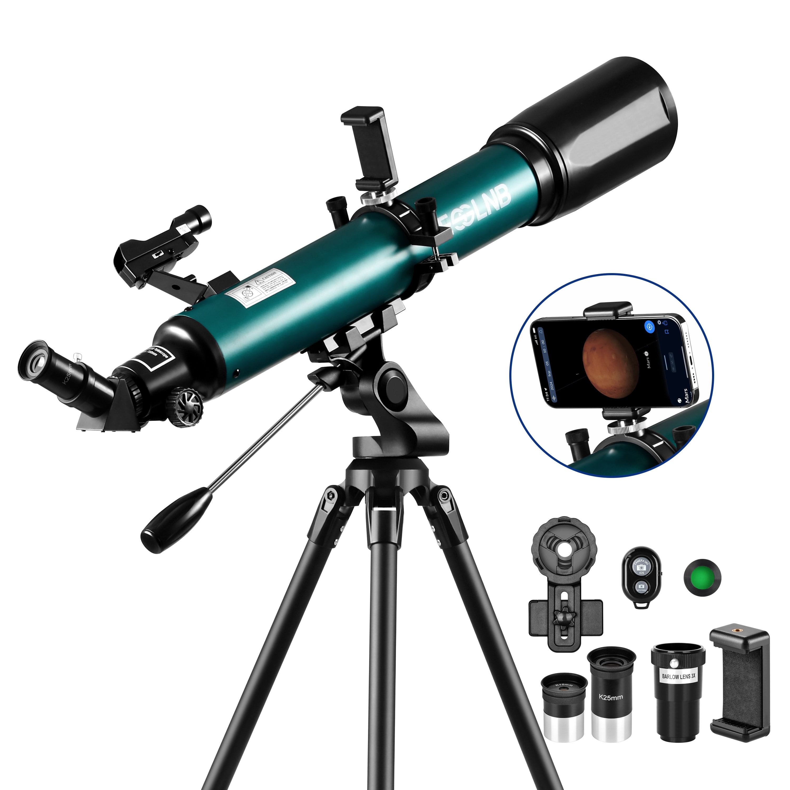 70080 Astronomical Telescope 210X with Phone Adapter Stargazing