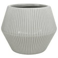 thumbnail image 1 of 7008875 PLANTER RENA DARK GRY 8"" Trendspot Rena 8 in. D Ceramic Planter Light Gray (Pack of 2), 1 of 4