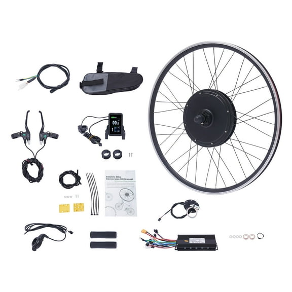 700C 28/29" Ebike Front Wheel Electric Bicycle Motor Conversion Kit 48V 1000W