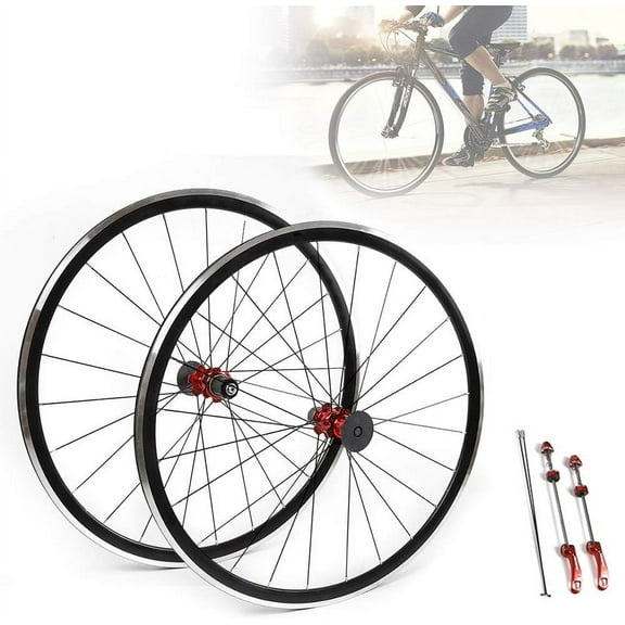 700C Bicycle Wheel Road Bike Front Rear Wheels Ultra Light Rim Brake C/V for 7/8/9/10/11 Speed Wheelset