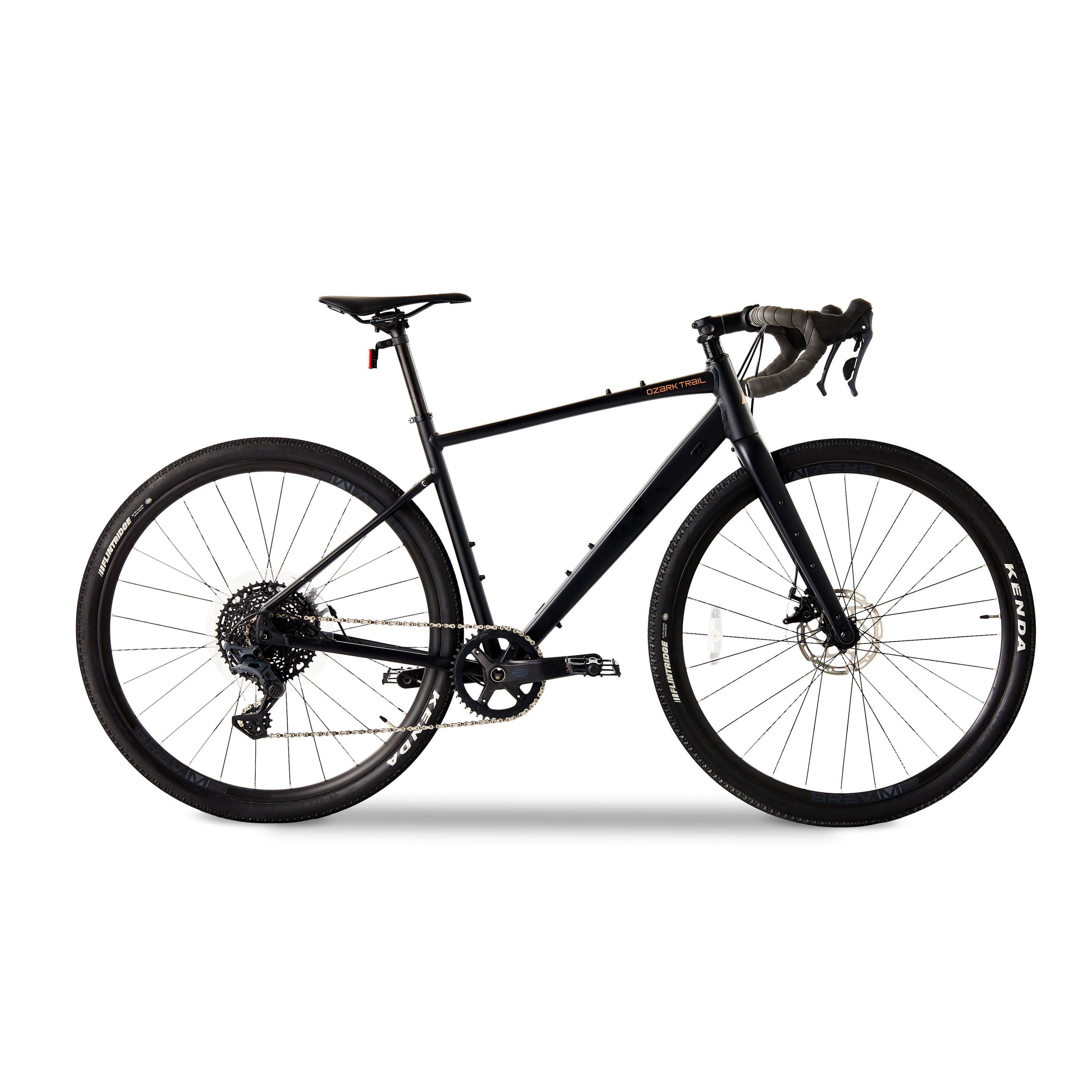 Ozark Trail G.2 Rebel Drop Bar Gravel Bike, 700C Wheels, Large Frame, Fits Riders 5'9" - 6'2"+, Black, Adult