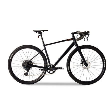 Ozark Trail G.2 Rebel Pro Drop Bar Gravel Bike, 700C Wheels, Large Frame, Fits Riders 5'9" - 6'2"+, Black, Adult