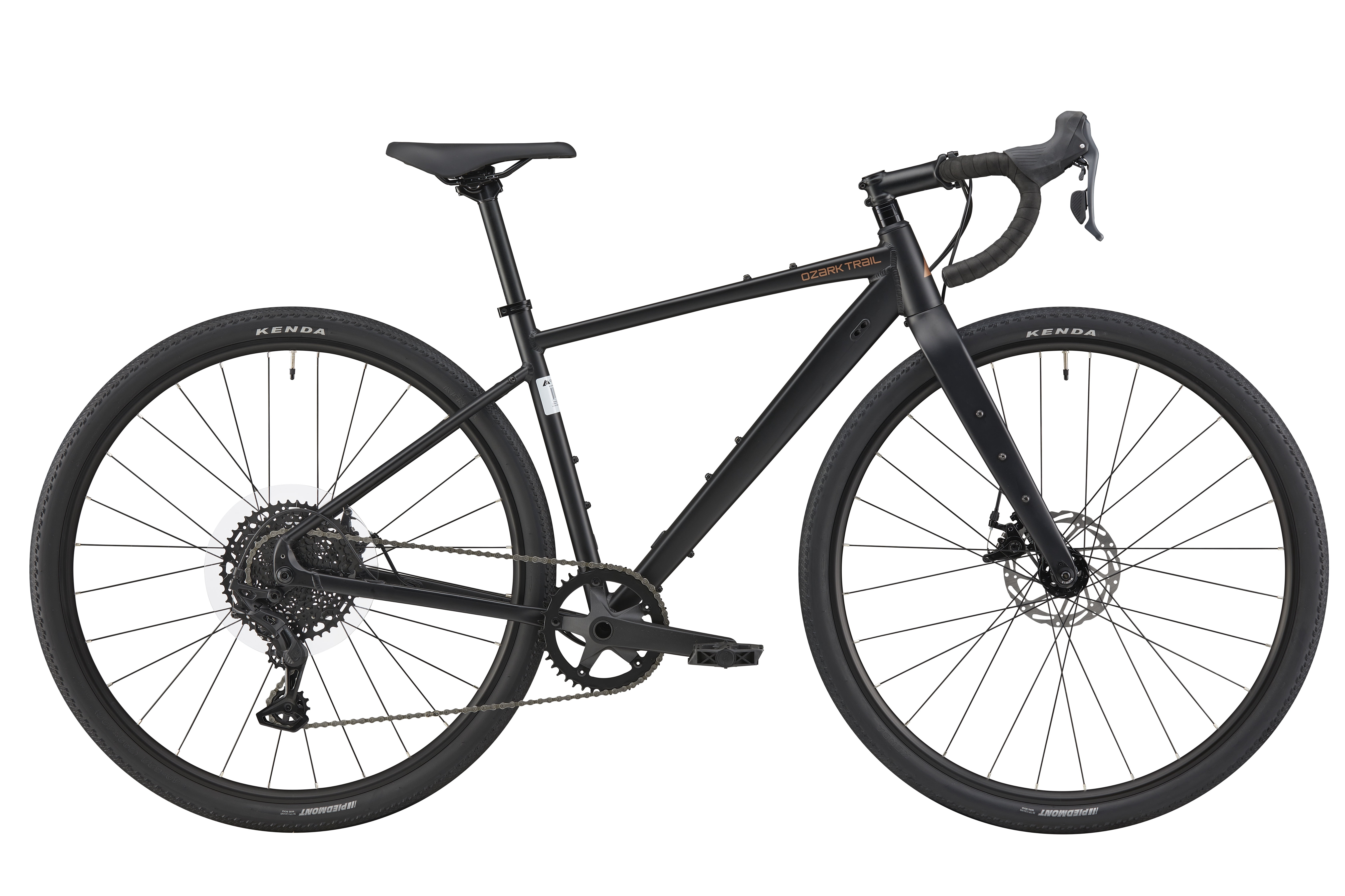 Ozark Trail G.2 Rebel Drop Bar Gravel Bike, 700C Wheels, Small Frame, Fits Riders 5'0" - 5'6", Black, Adult