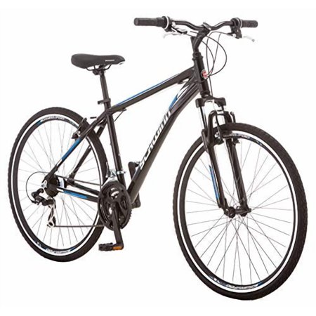 Schwinn GTX 1 Hybrid Bike, 700c Wheels, 21 Speeds, Black